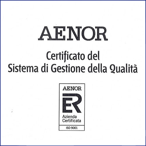 Certificato del Sistema di Gestione della Qualità